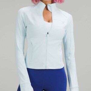 24. Lululemon Nulu Cropped Define Jacket Powder Blue